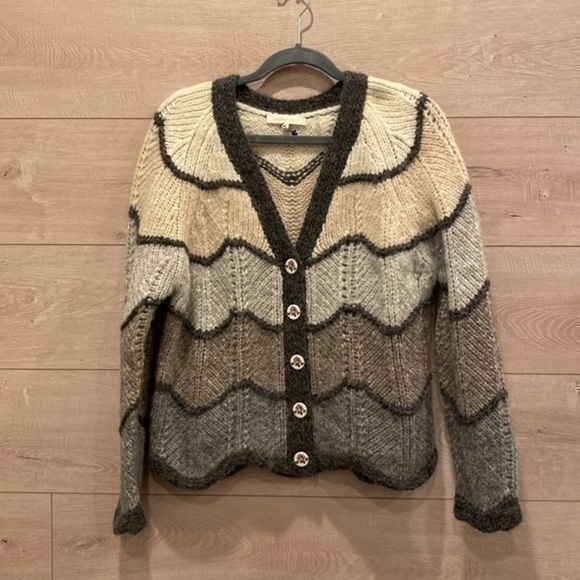 LoveShackFancy Rare Deena Cardigan L - Picture 5 of 11